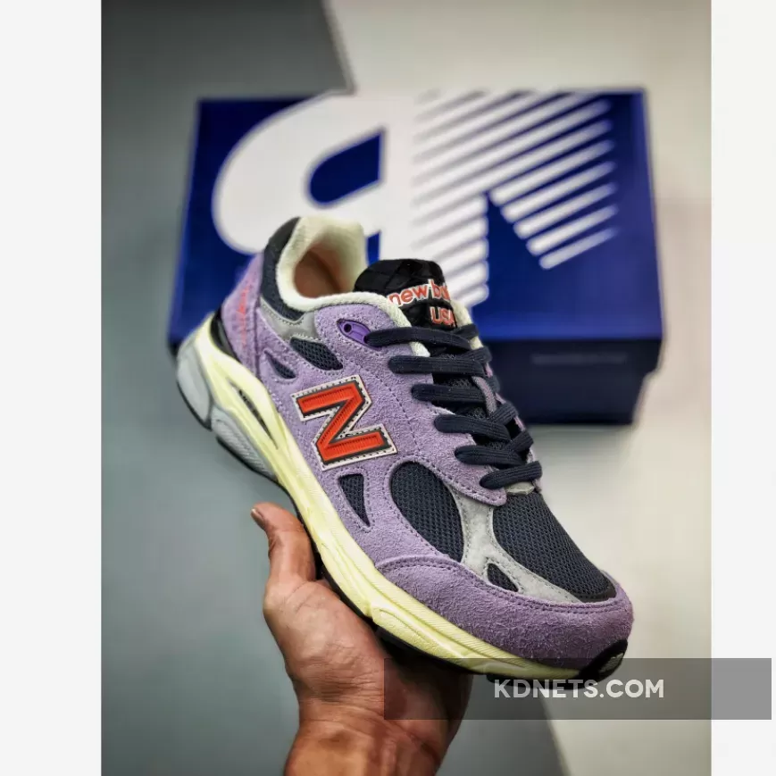 New Balance 990v3 Raw Amethyst/NB Navy M990TD3 raw amethyst new balance