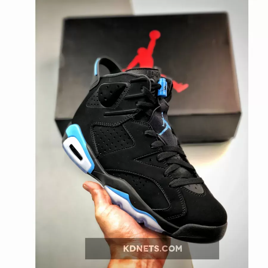 Air Jordan 6 'UNC' Black/University Blue | jodan 6 unc