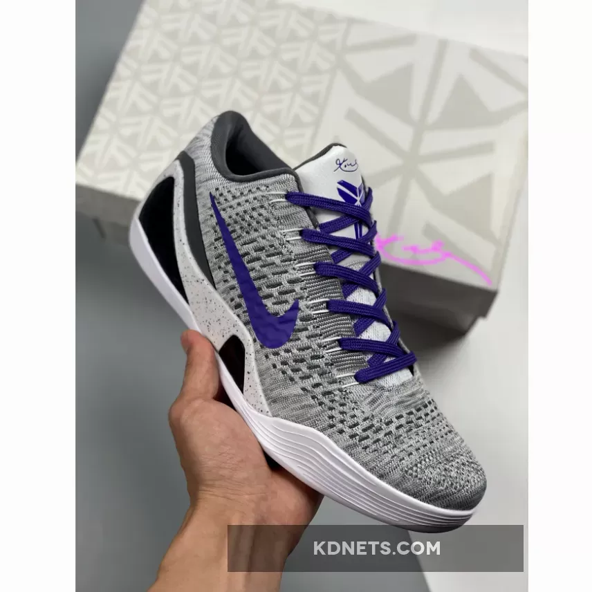 Nike Kobe 11 Elite Low Grey White Purple / grey kobe 11
