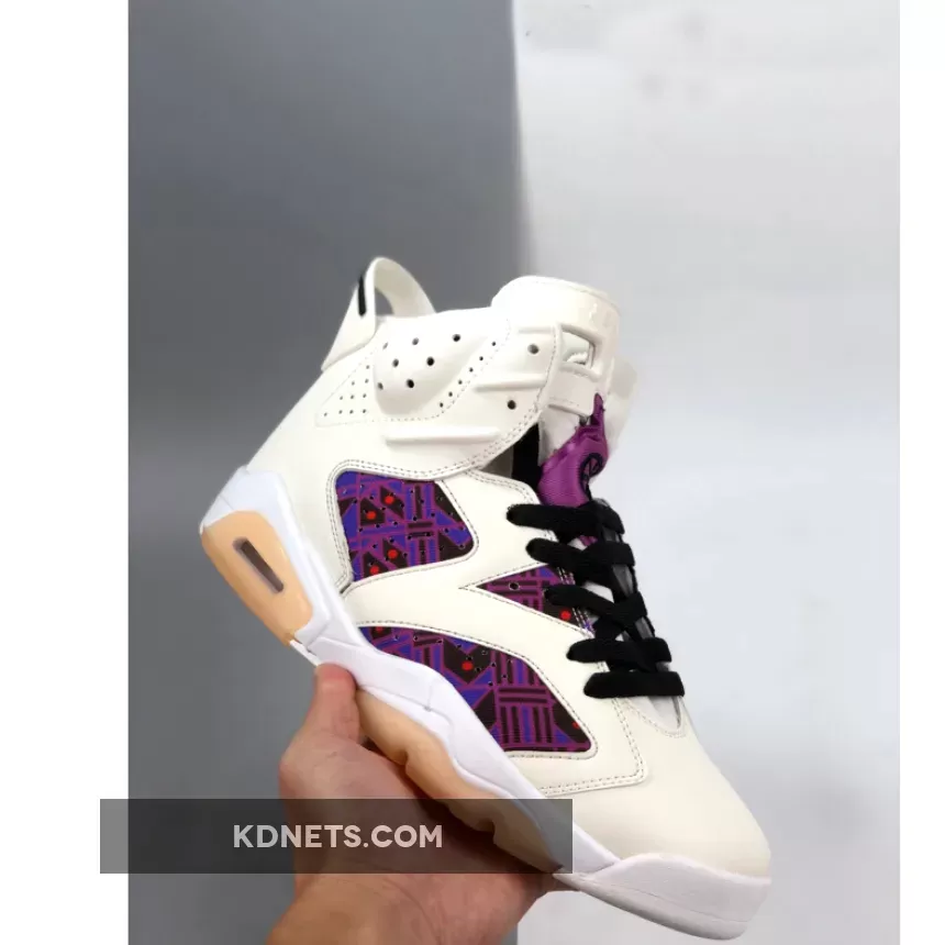 Air Jordan 6 'Quai 54″ Sail/Total Orange-Gum Light Brown-Baroque Brown jordan 6 quai54