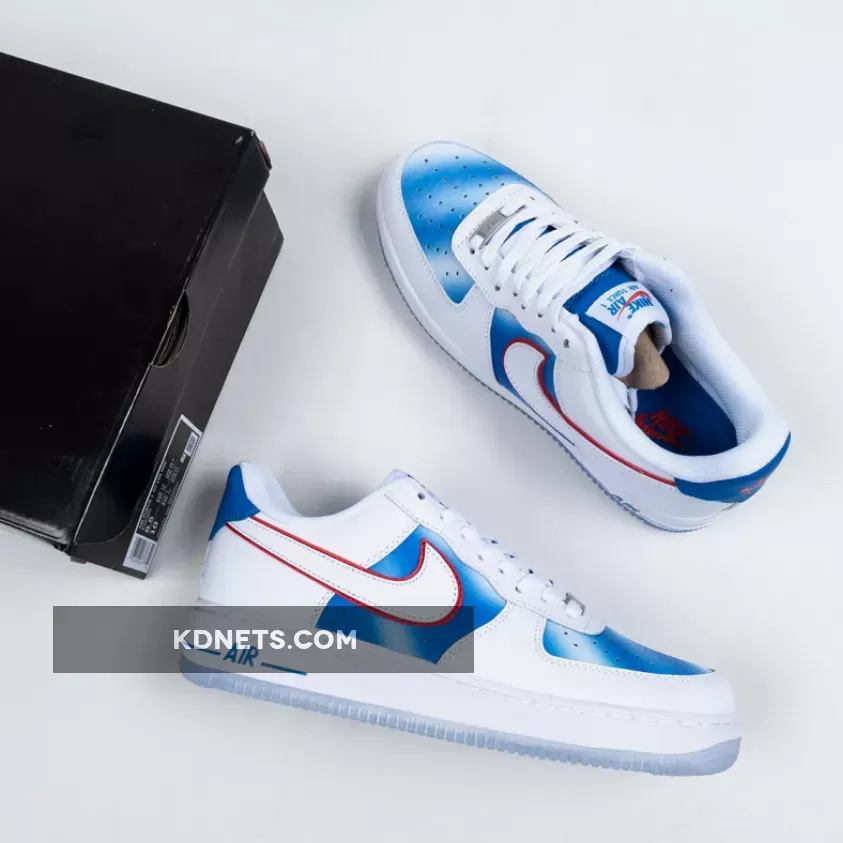 Blue And Red Air Force 1 - Nike Air Force 1 Low Pacific Blue/University Red-White DC1404-100