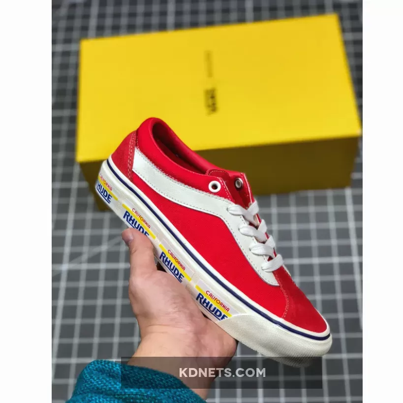 Vans Bold Ni 'Rhude' Plate/Racing Red Cheap