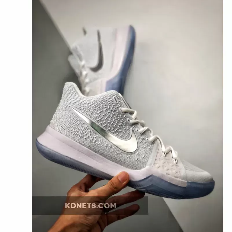 Nike Kyrie 3 White Chrome 852395-103
