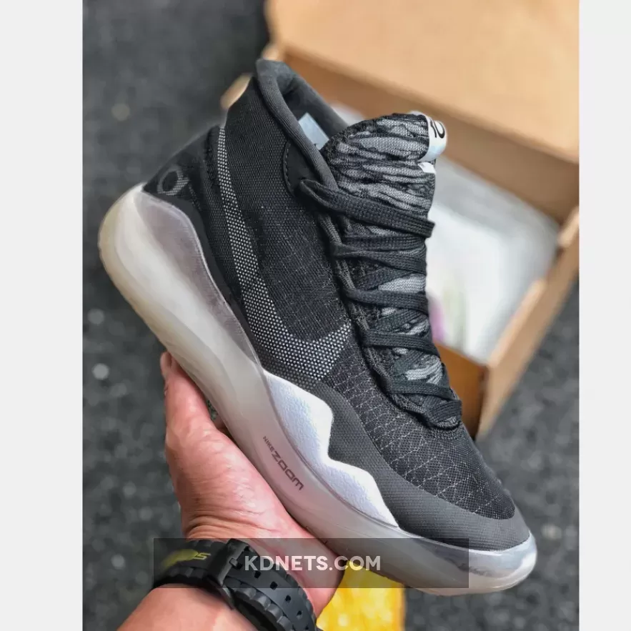Nike KD 12 'The Day One' Black/Pure Platinum-White AR4229-001 Online