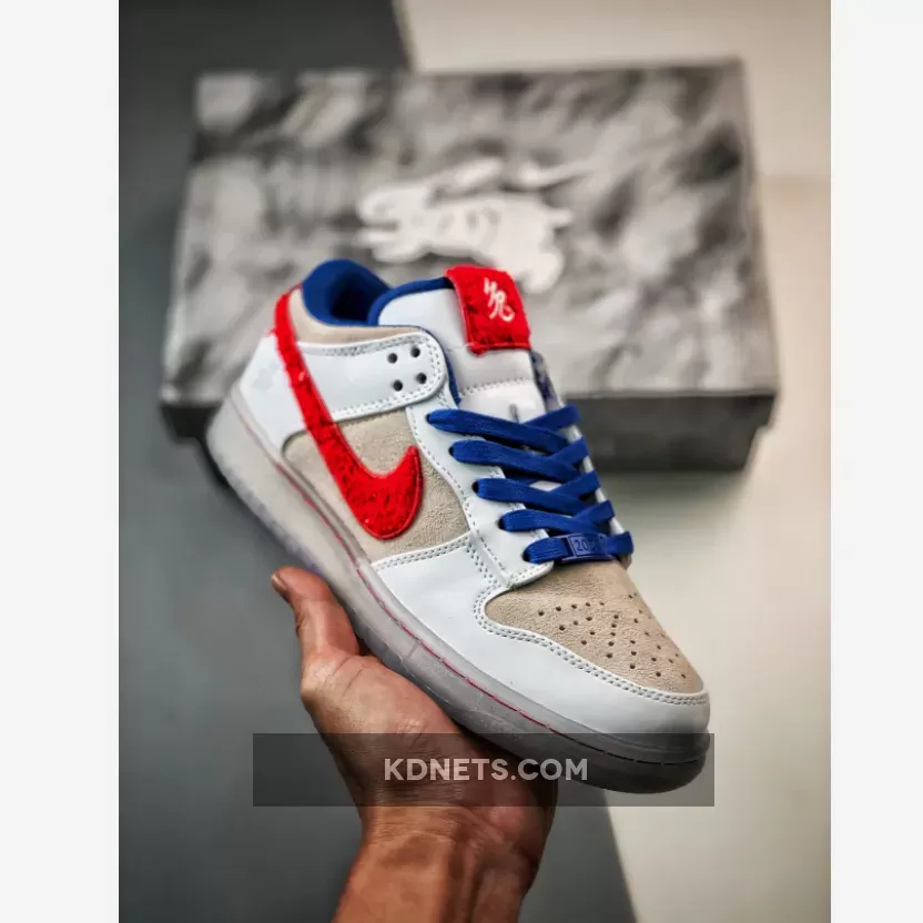 Nike Dunk Low 'Year of the Rabbit' White/Crimson-Varsity Royal FD4203-161 / year of the rabbit dunk release date