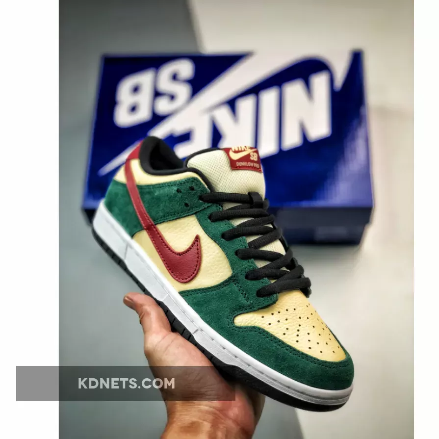 Nike SB Dunk Low Pro Vegas Gold/Team Red-Team Green Restock