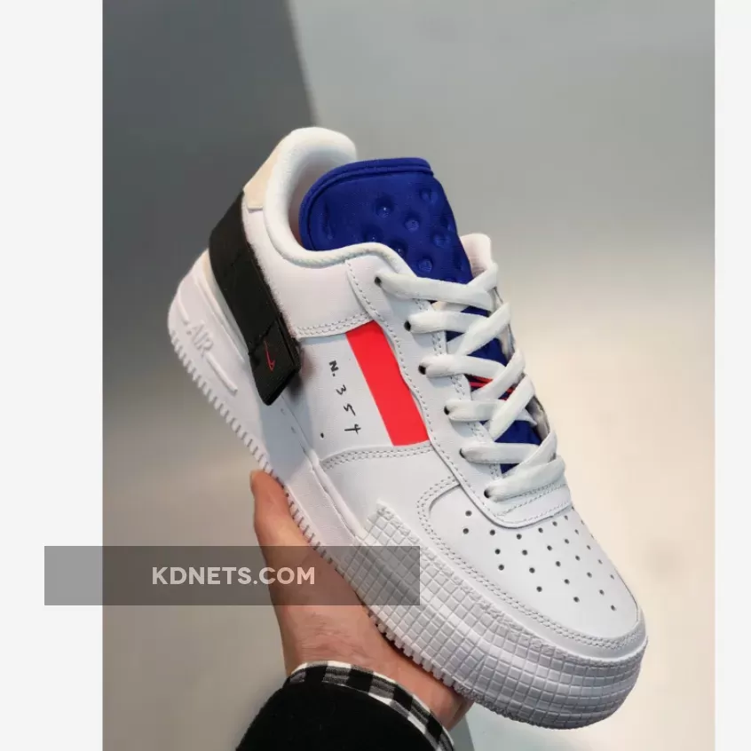 Nike N.354 Air Force 1 Type White/Red Orbit-Black / Nike N 354 Red CI0054-100