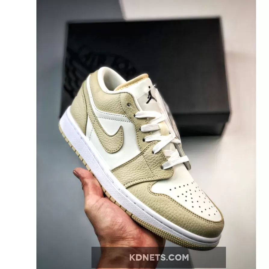 Air Jordan 1 Low 'Heavy Tan Leather' For Sale