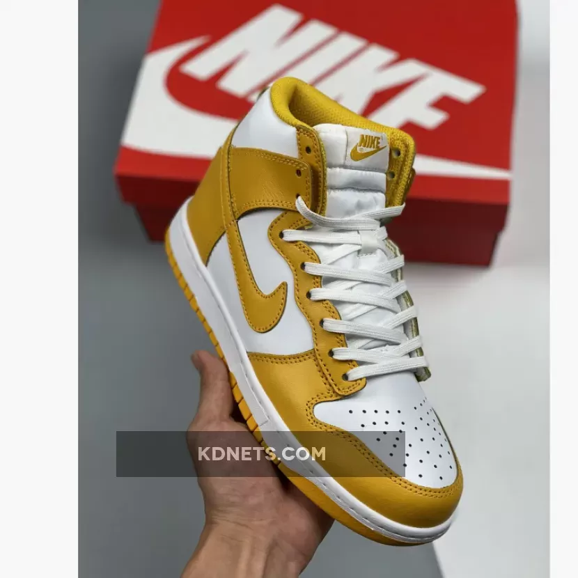 Nike Dunk High White/Dark Sulfur DD1869-106