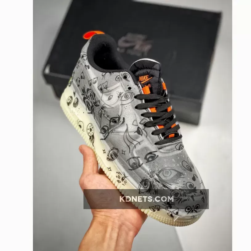 Halloween Air Force Nike Air Force 1 Experimental 'Halloween' Black Starfish White DC8904-001