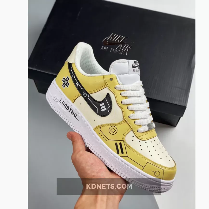Nike Air Force 1 Low Yellow White By You Online