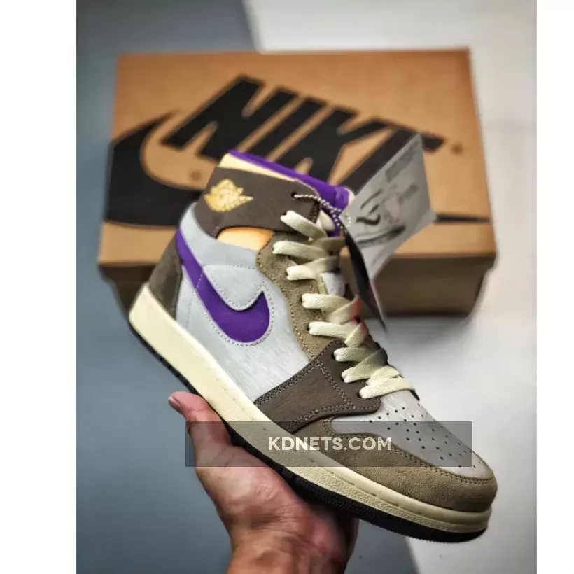 Air Jordan 1 High Zoom CMFT 2 Palomino/Melon Tint-Wild Berry