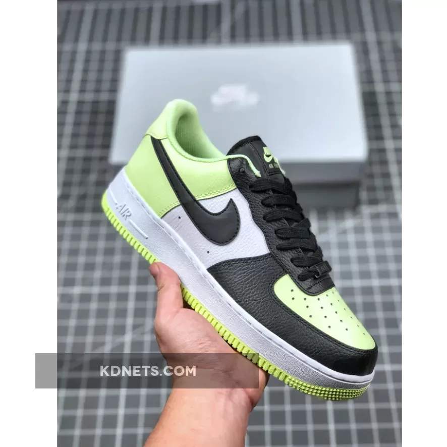 Nike Air Force 1 '07 Barely Volt Black For Womens