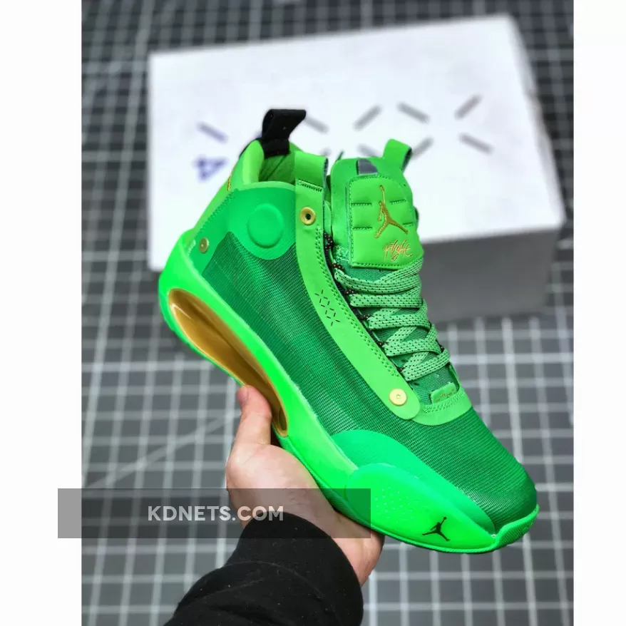 Jayson Tatum’s Air Jordan 34 ‘Celtics Green’ PE #Jordan 4 Celtics