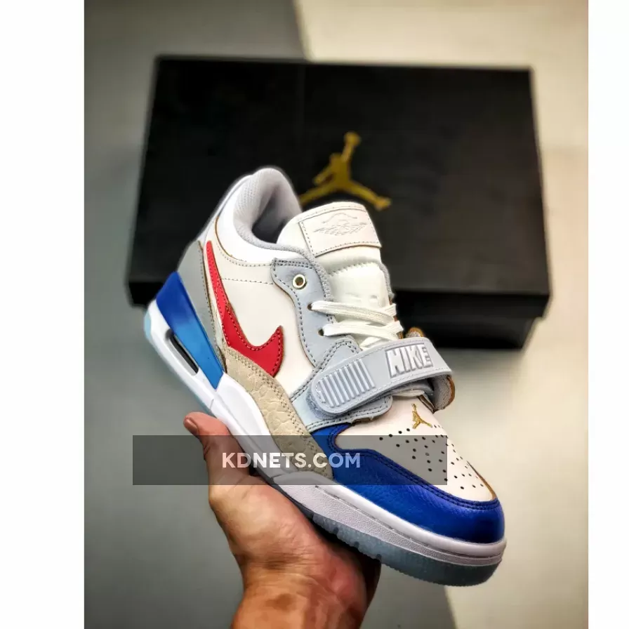 Jordan Legacy 312 Low White Game Royal Discount FN8902-161