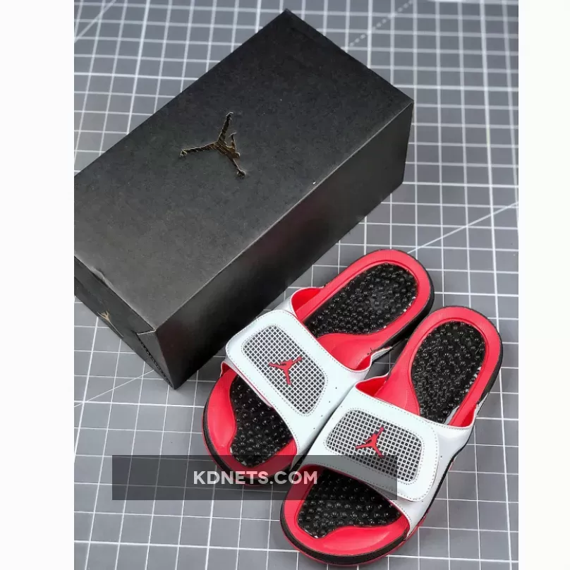 Air Jordan Hydro 13 White Red Black Discount