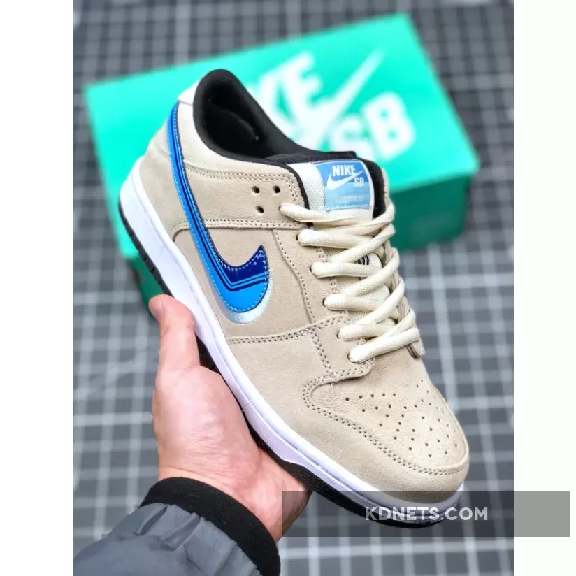 Sb Truck / Nike SB Dunk Low "Truck It" Light Cream/Deep Royal Blue