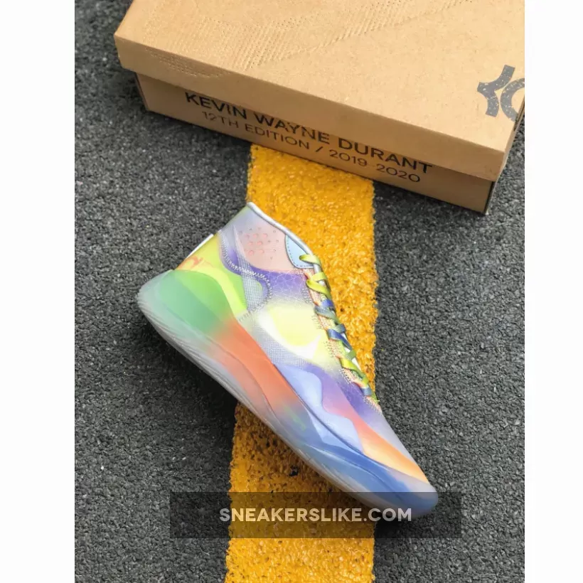 Nike KD 12 'EYBL' Barely Volt/Orange Pulse CK1201-900 - kd 15 eybl