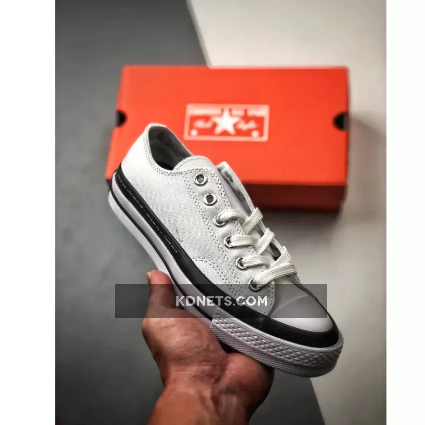 7 MONCLER x fragment design x Converse Chuck 70 Ox White