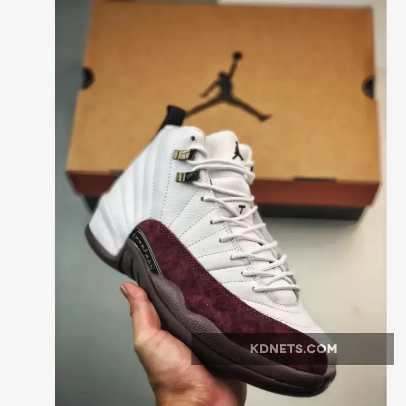A Ma Maniére x Air Jordan 12 White/Black-Burgundy Crush