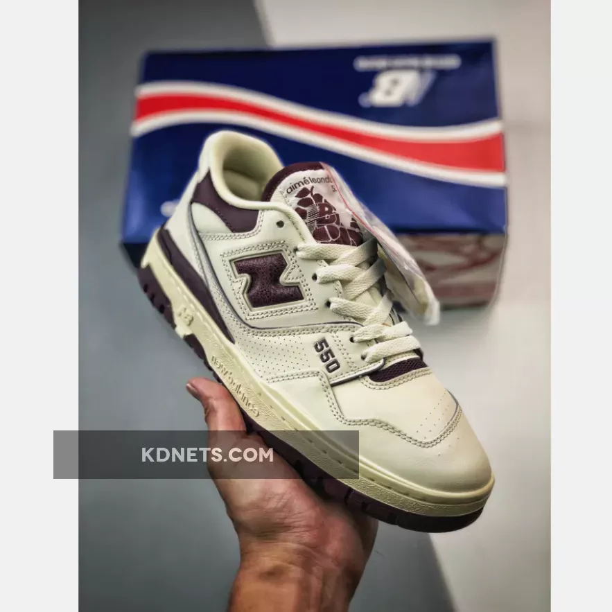 Aimé Leon Dore x New Balance 550 White/Purple