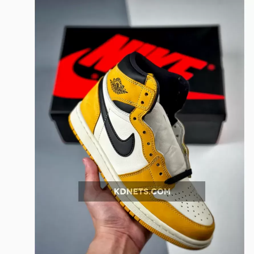 Air Jordan 1 High OG Yellow Ochre/Black/Sail
