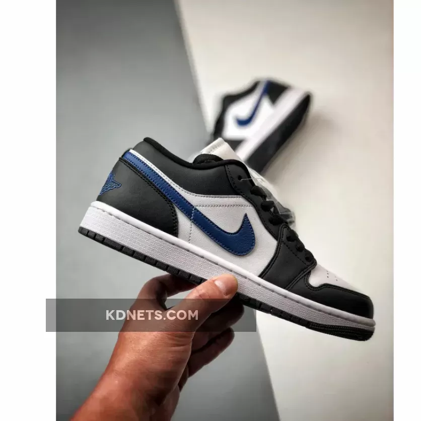 Air Jordan 1 Low Anthracite/Industrial Blue-Neutral Grey-White