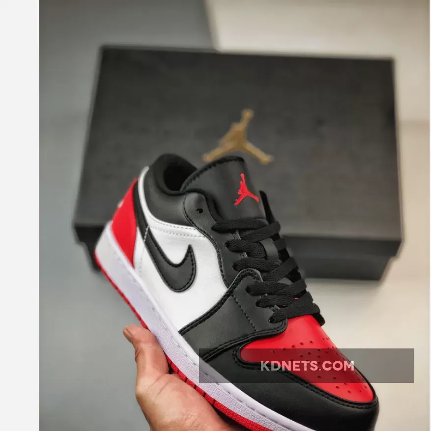 Air Jordan 1 Low Bred Toe 2023