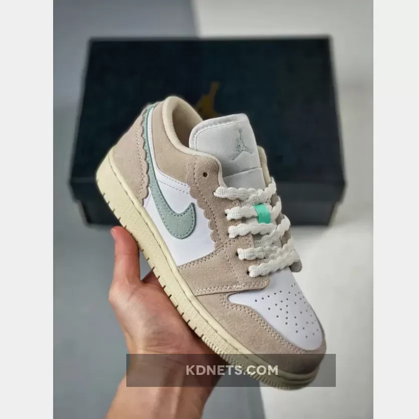 Air Jordan 1 Low Guava Ice/White-Pink Oxford-Jade Ice