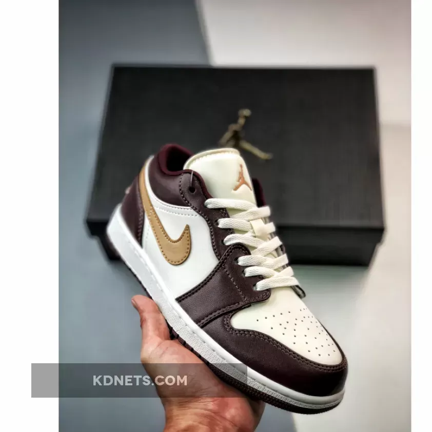 Air Jordan 1 Low Mocha Shadow Brown Sail