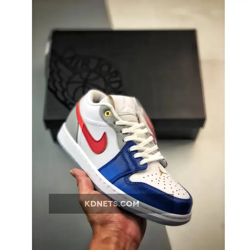 Air Jordan 1 Low "Philippines" White/University Red