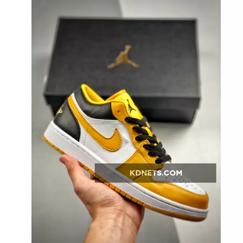 Air Jordan 1 Low "Taxi" University Gold White