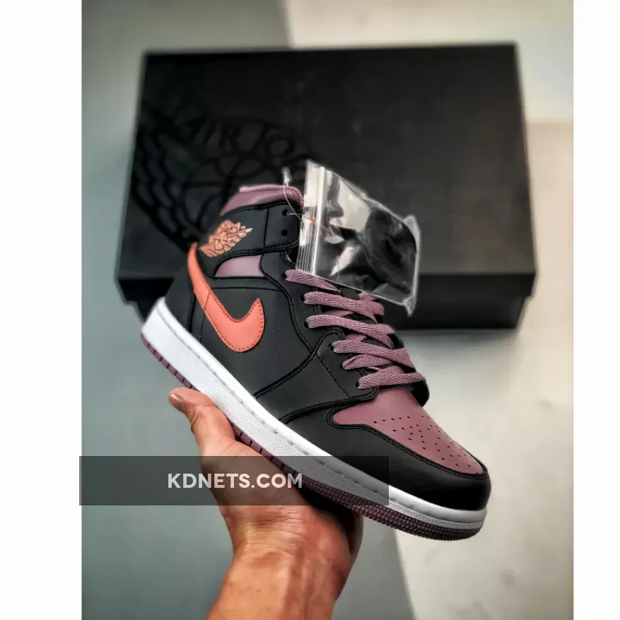 Air Jordan 1 Mid Black Sky J Mauve
