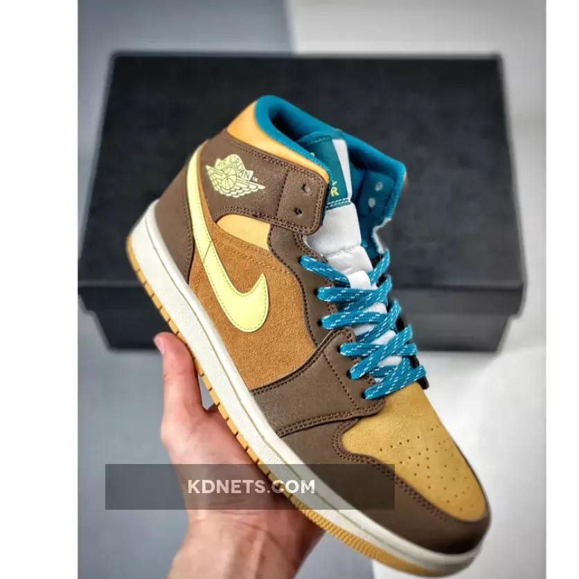 Air Jordan 1 Mid GS Cacao Wow