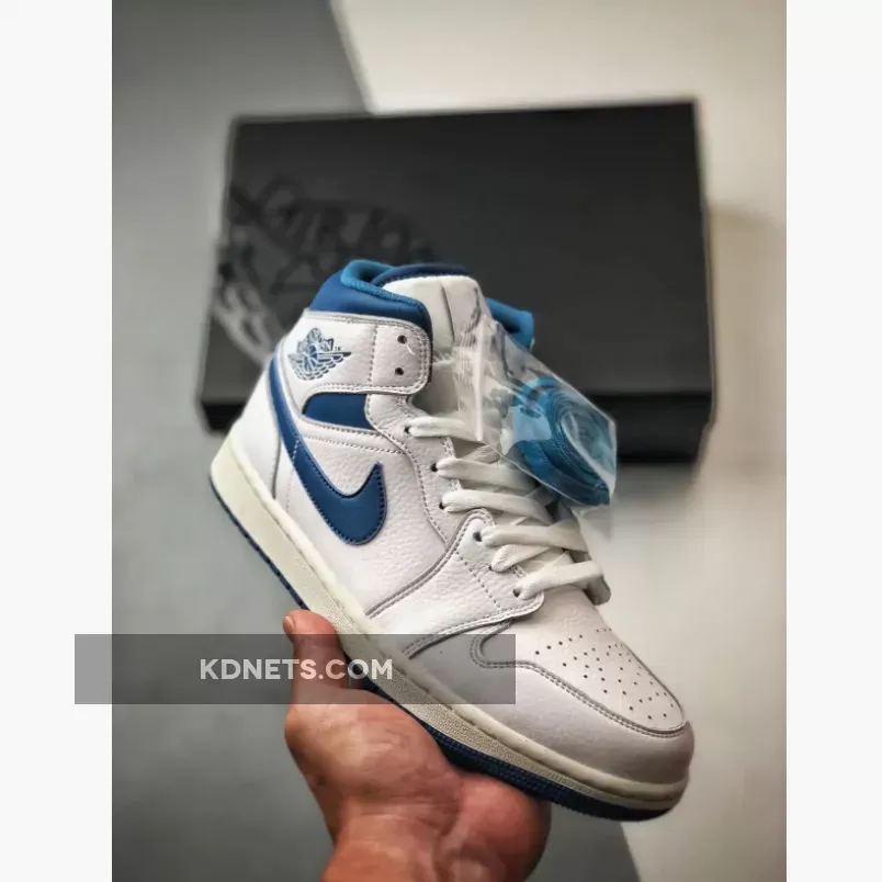 Air Jordan 1 Mid Industrial Blue