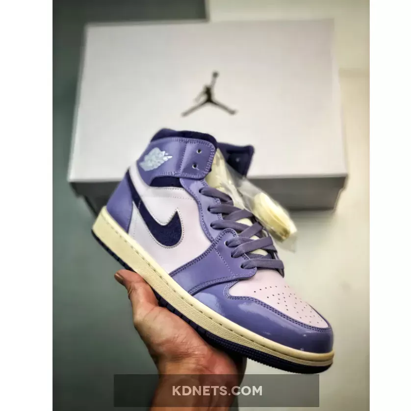 Air Jordan 1 Mid Purple Chenille