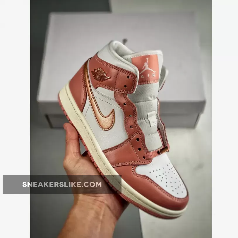 Air Jordan 1 Mid SE Red Stardust