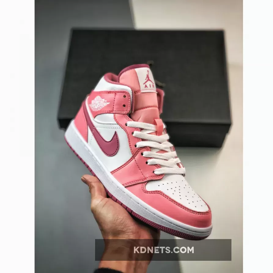 Air Jordan 1 Mid "Valentine’s Day" Pink
