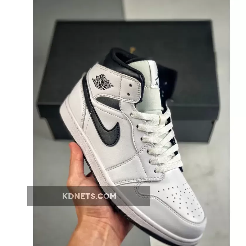 Air Jordan 1 Mid White/Black