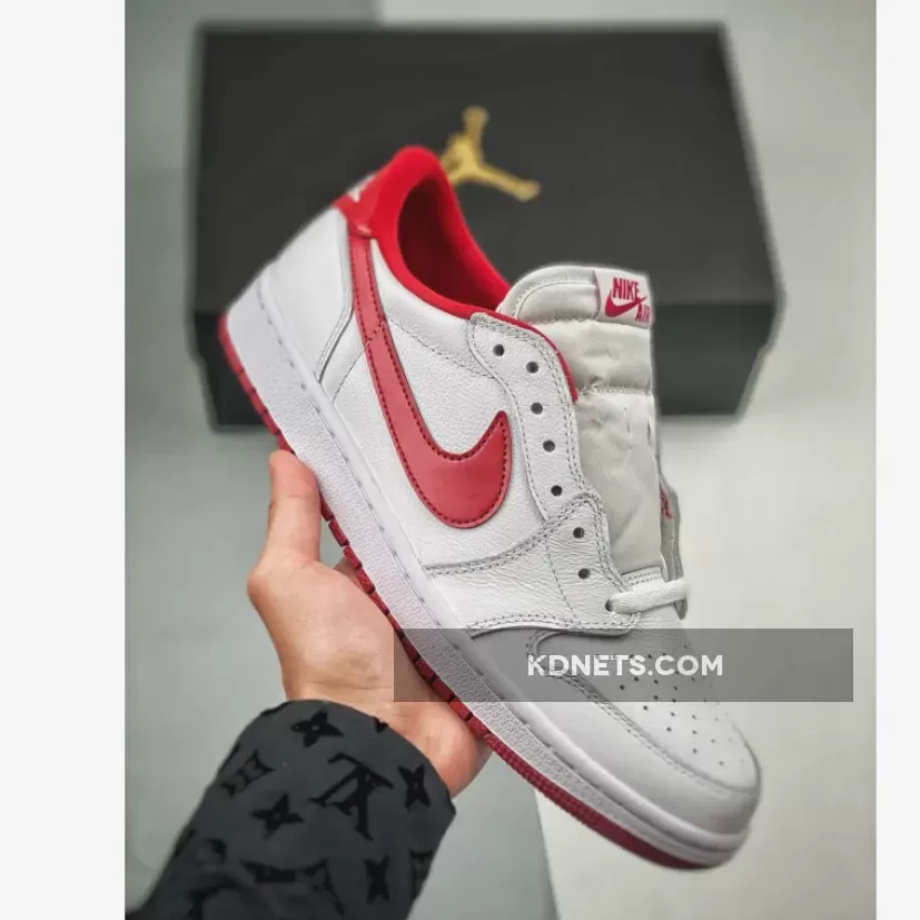 Air Jordan 1 Retro Low OG White Varsity Red
