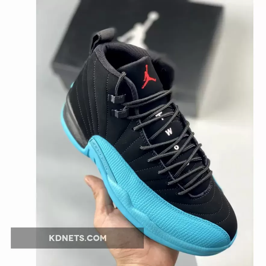 Air Jordan 12 Retro "Gamma Blue" Black/Gym Red-Gamma Blue