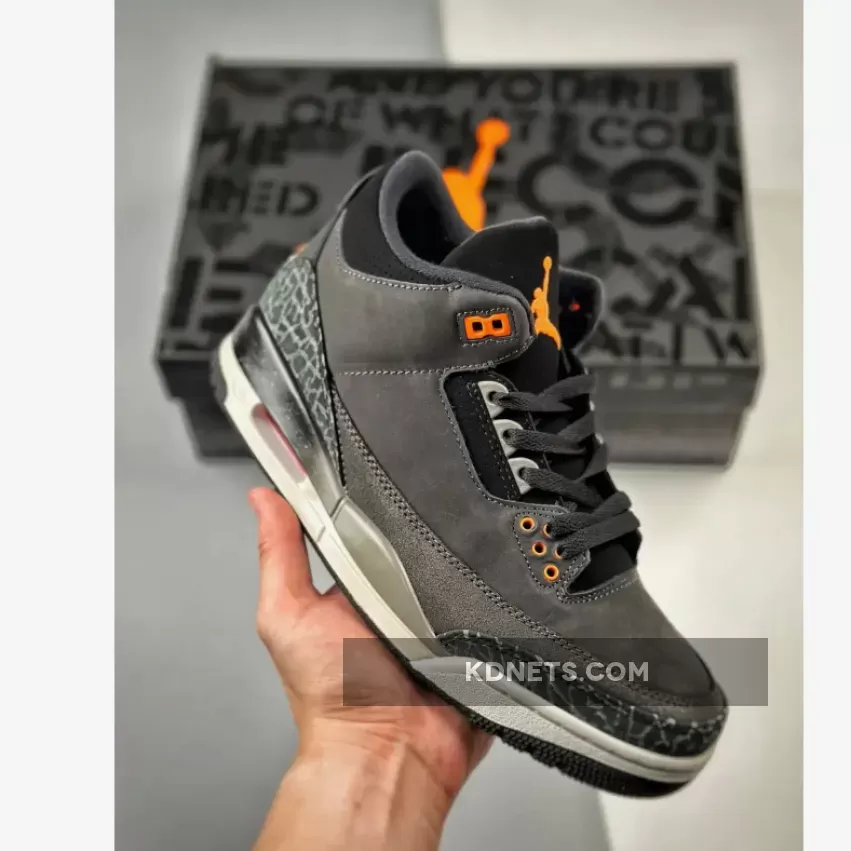 Air Jordan 3 "Fear" Night Stadium/Total Orange-Black