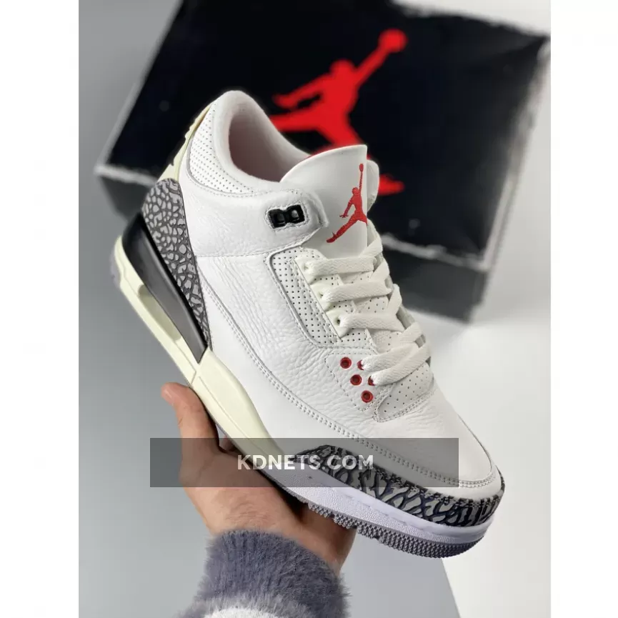 Air Jordan 3 III White Cement Reimagined