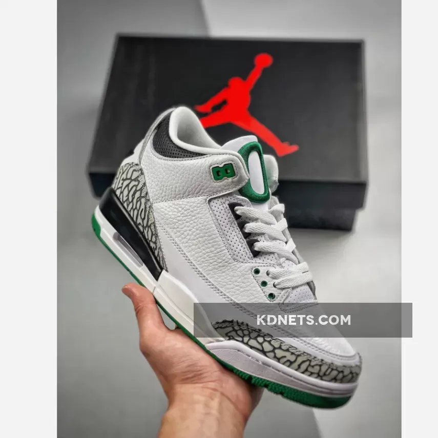 Air Jordan 3 Retro Oregon Ducks Pit Crew White Black Green