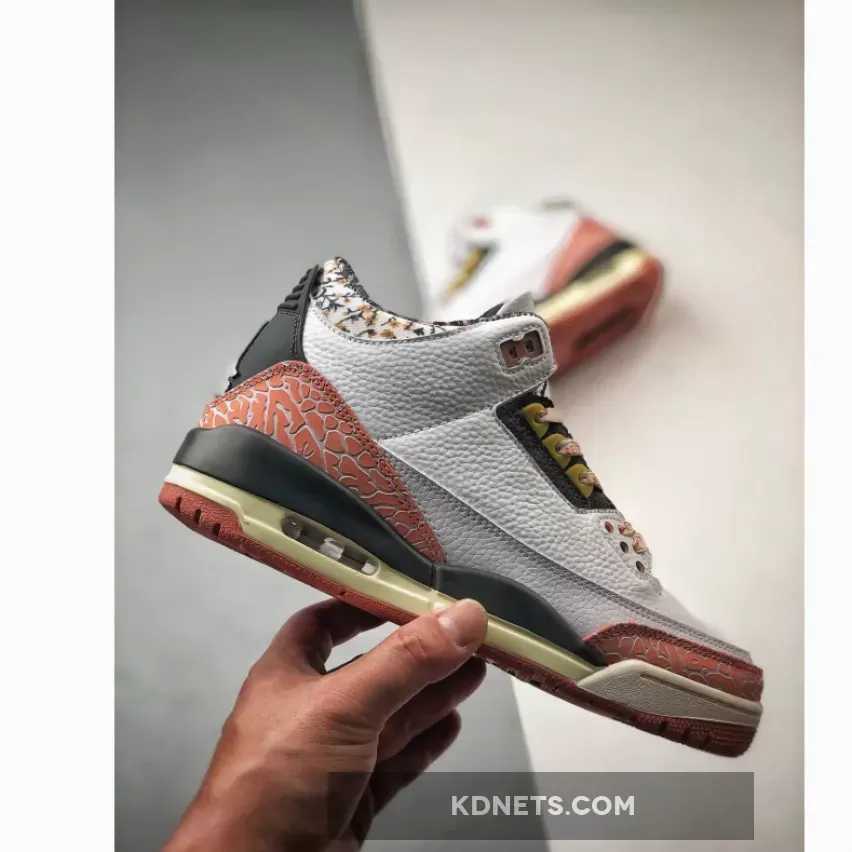 Air Jordan 3 "Vintage Floral" White/Red Stardust