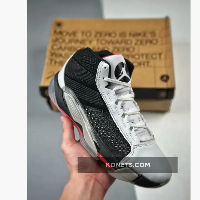 Air Jordan 38 "Fundamental" White/Black-Siren Red