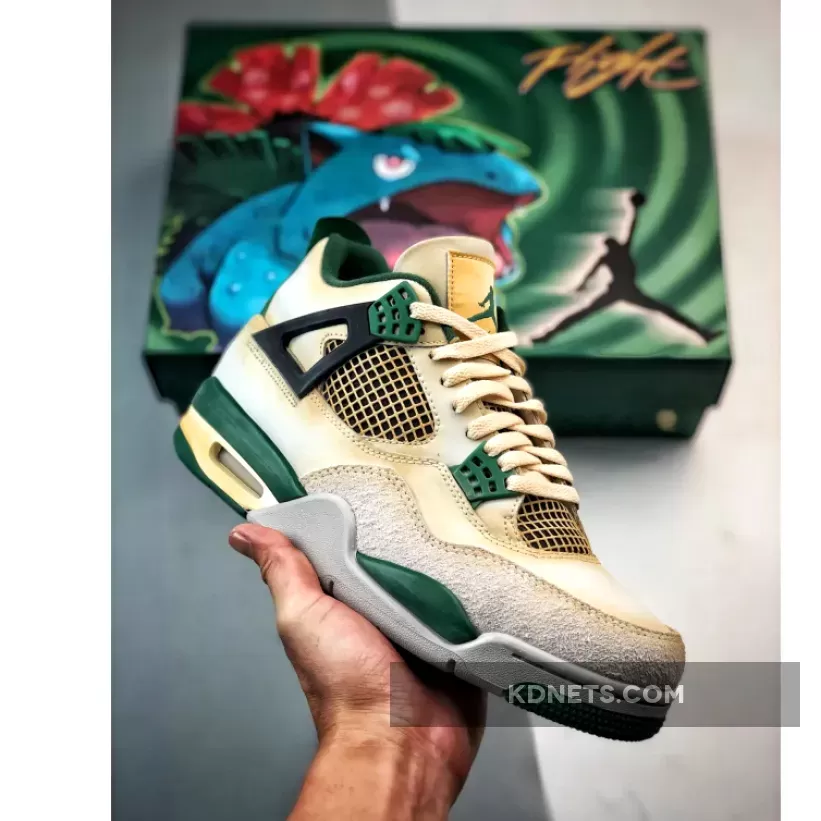 Air Jordan 4 Sail Green