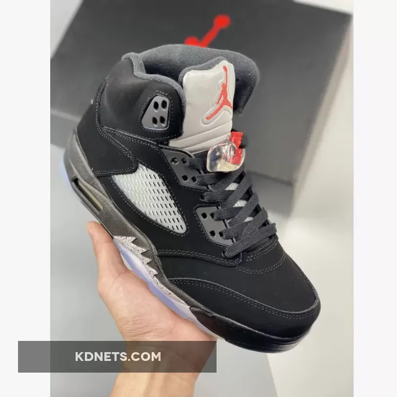 Air Jordan 5 Retro OG ‘Black Metallic’ Black/Fire Red-Metallic Silver