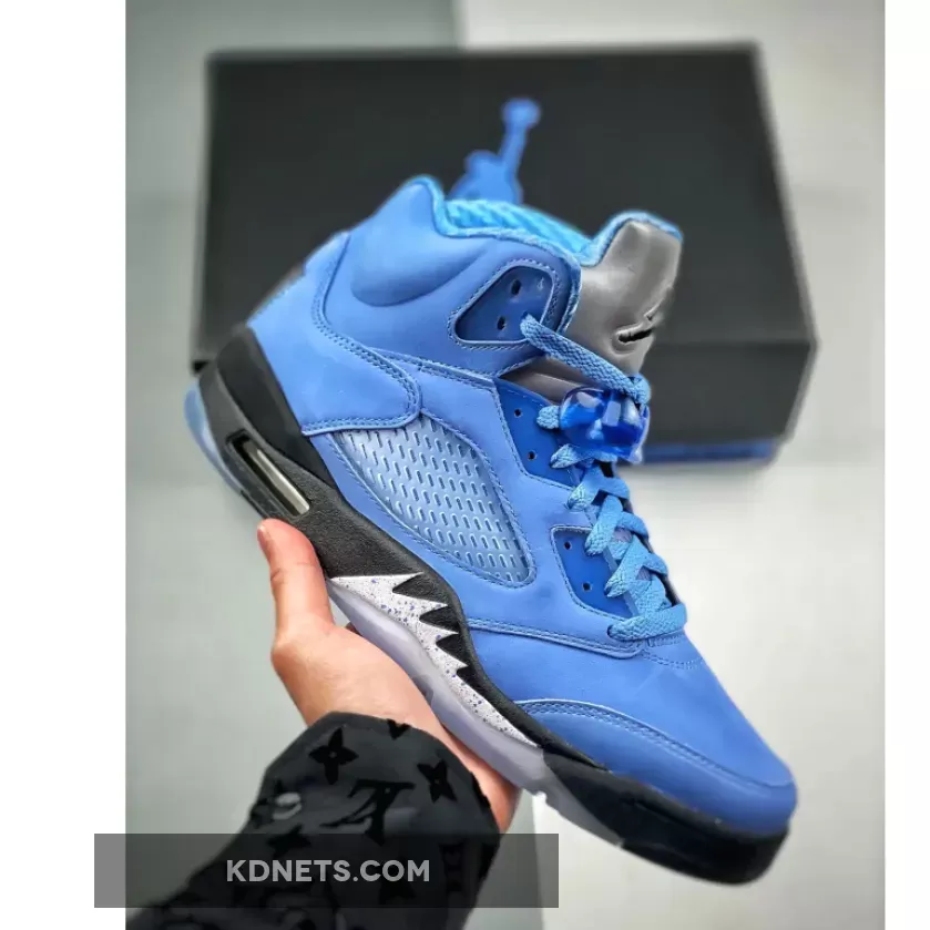 Air Jordan 5 "UNC" University Blue/Black-White 2023 Release