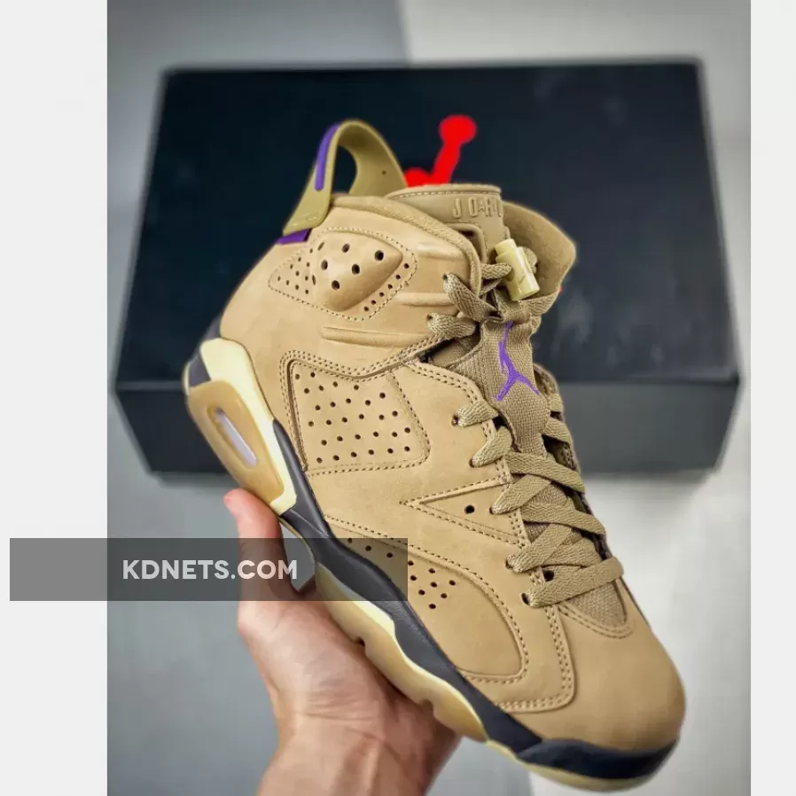 Air Jordan 6 Gore-Tex Brown Kelp/Team Gold